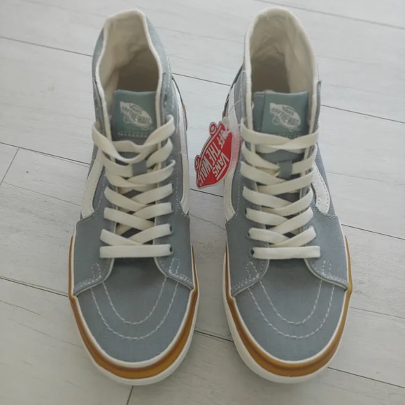 VANS NEW Old Skool Stacked Platform High Tops - Picture 8 of 16